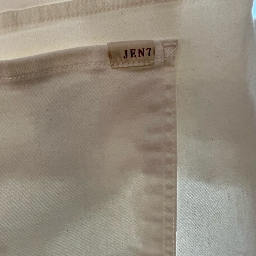 JEN7 by 7 for All Mankind White Denim Jeans - Picture 6 of 6